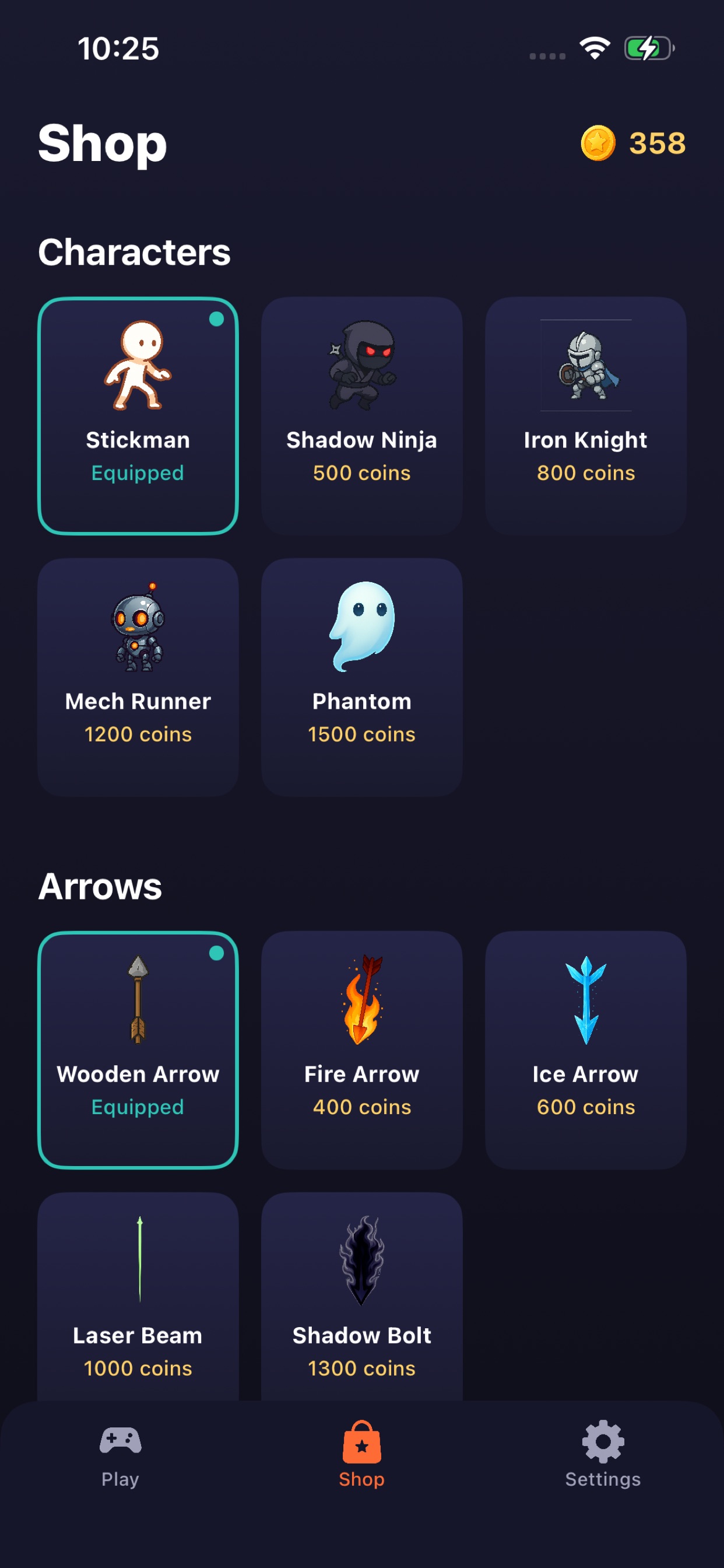 Arrow Escape gameplay: dodging dense arrow rain